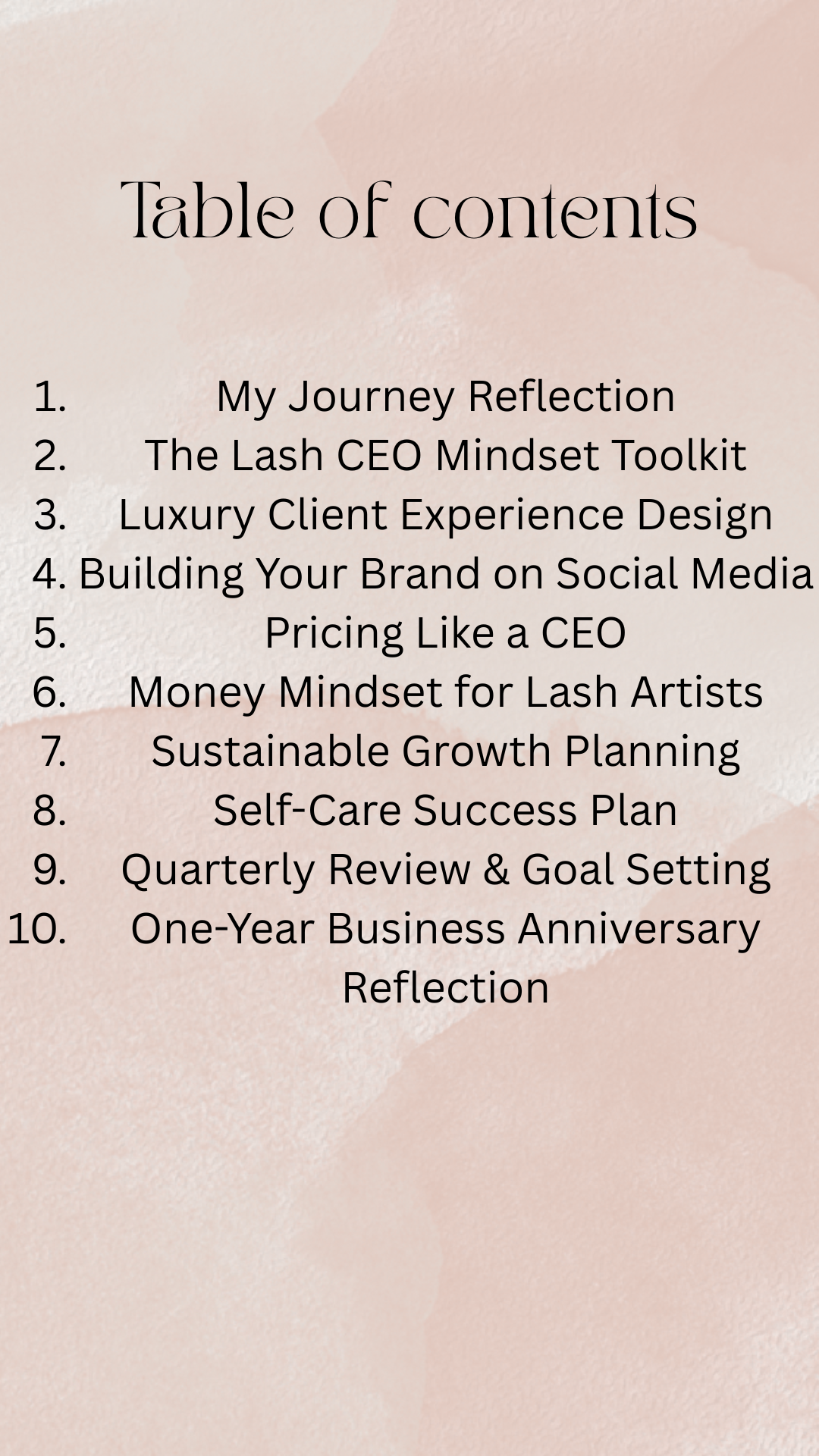 Building Your Lash Empire – The Official Workbook