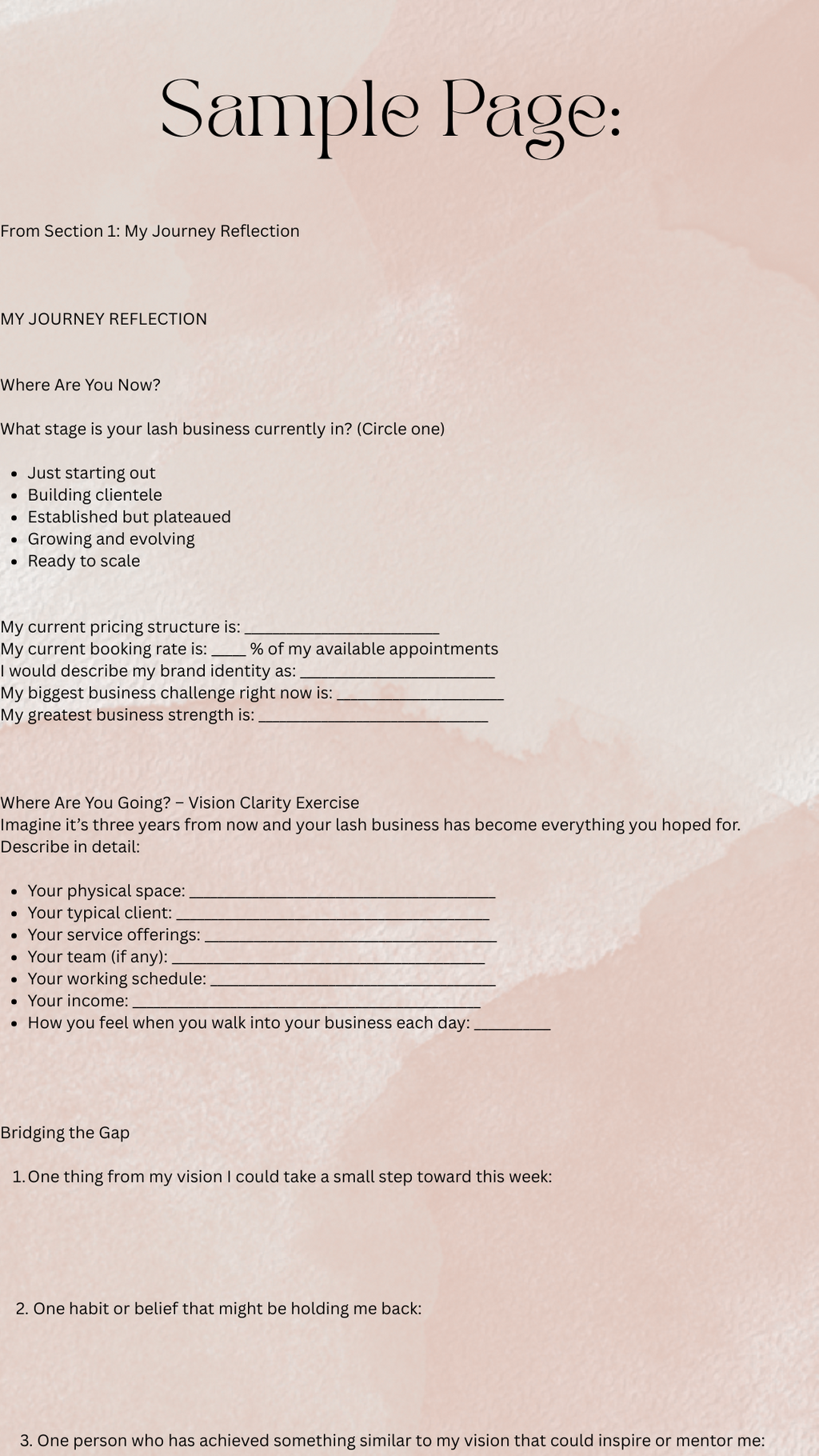 Building Your Lash Empire – The Official Workbook