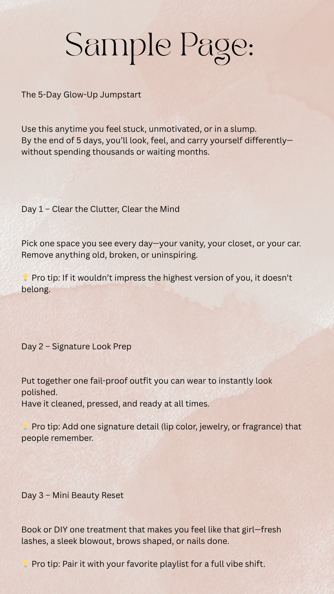 The Glow Up Journal – Your Personal Roadmap to Radiance